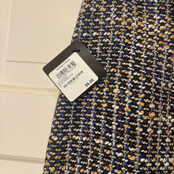 Halogen blue fringe skirt. NWT size 8 - Picture 2 of 6